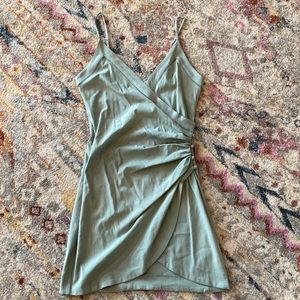 Free People Sage Boho Mini Dress